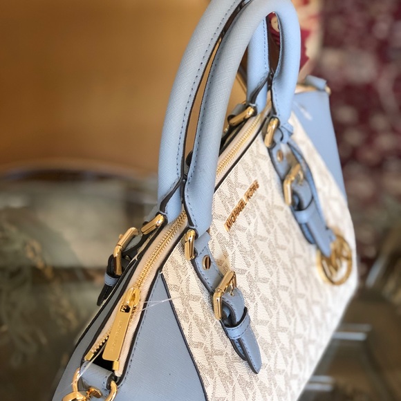 NWT Michael Kors LG Ciara Handbag&wallet&pom pom - Picture 8 of 8